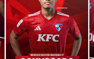 Rubén Rodríguez es convocado a la Selección Sub 17 de Panamá